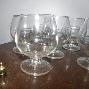 6 small drink glasses